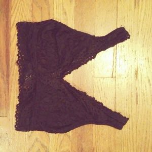 V-Neck Lace Bralette